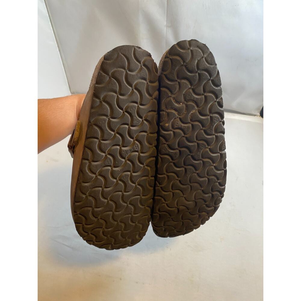 Birkenstock Boston Tobacco Brown Leather SoftFootbed Clog 39 - Picture 5 of 5
